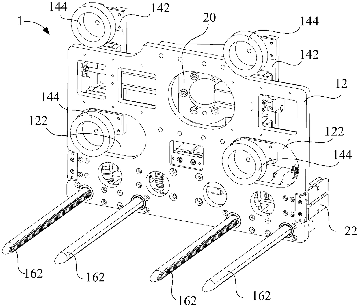 Manipulator mechanism and robot