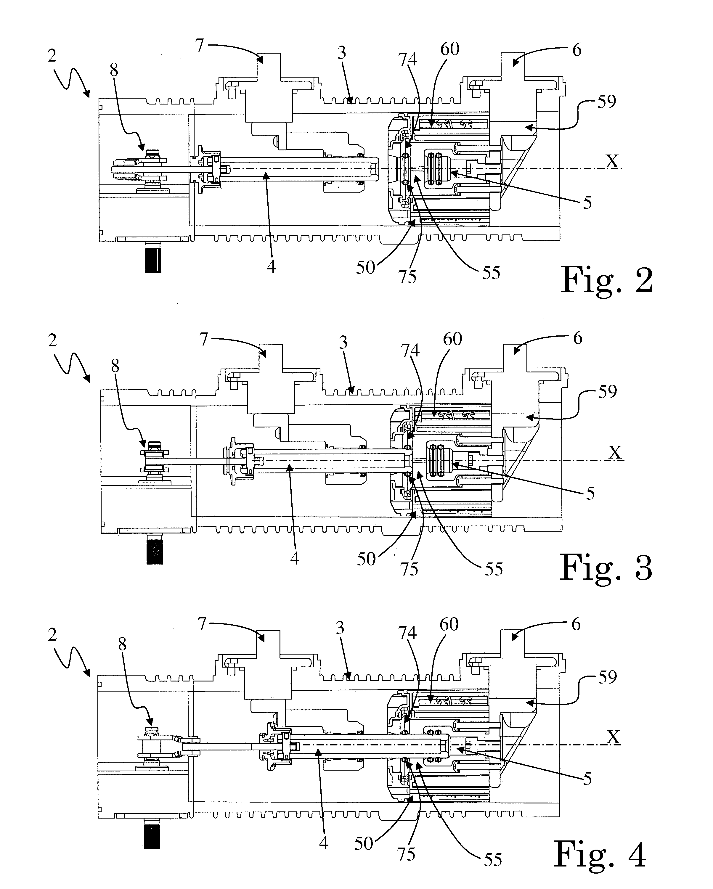 Switching device and related switchgear