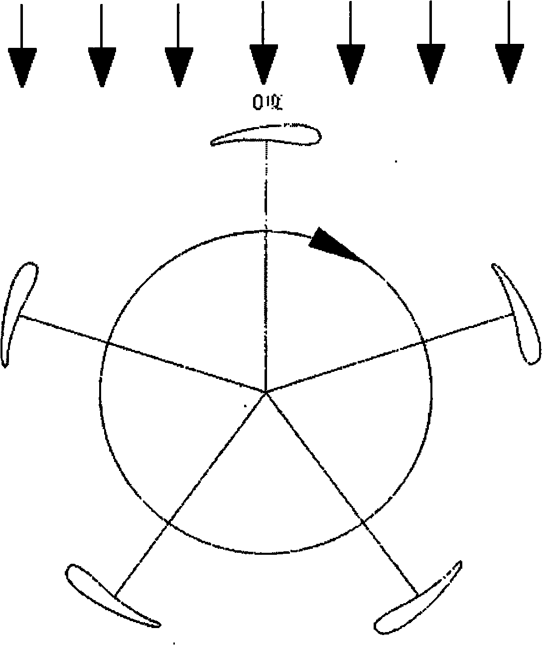 High-efficiency and large-power vertical axis wind power generator