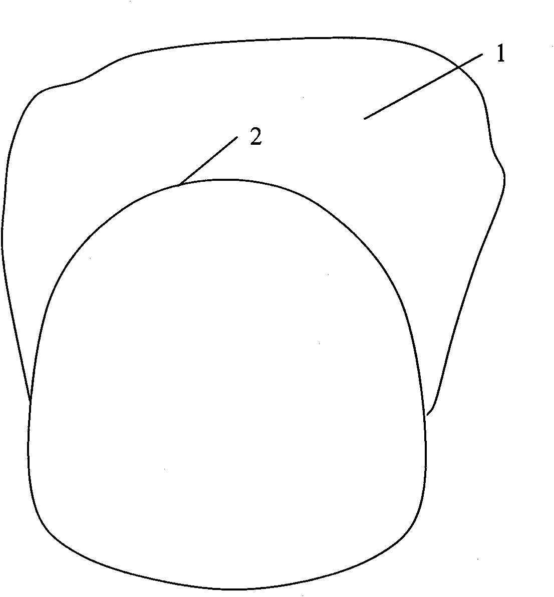 Method for grouting polymers for tunnel protection