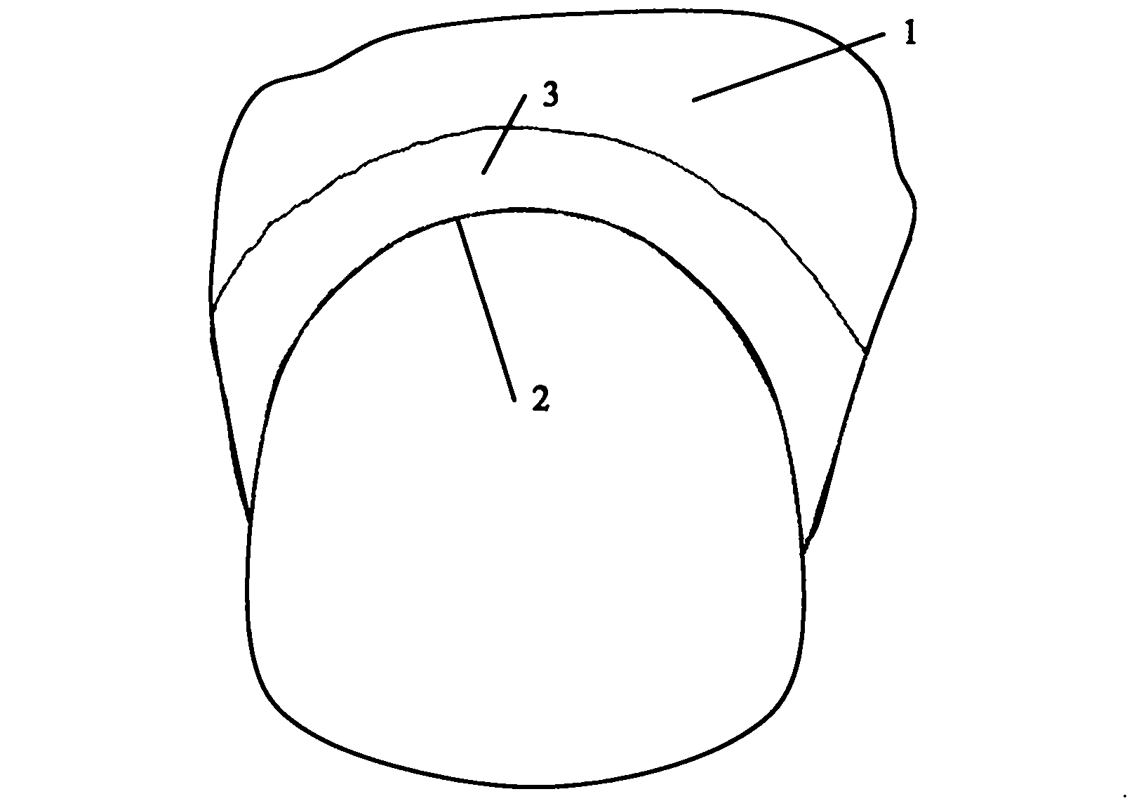 Method for grouting polymers for tunnel protection