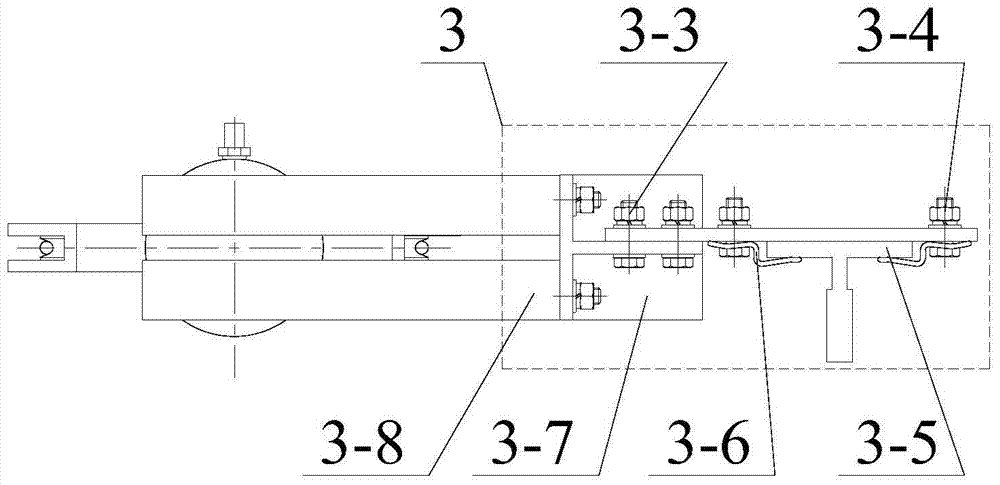 Hydraulic buffer type elevator tensioning device and tensioning method