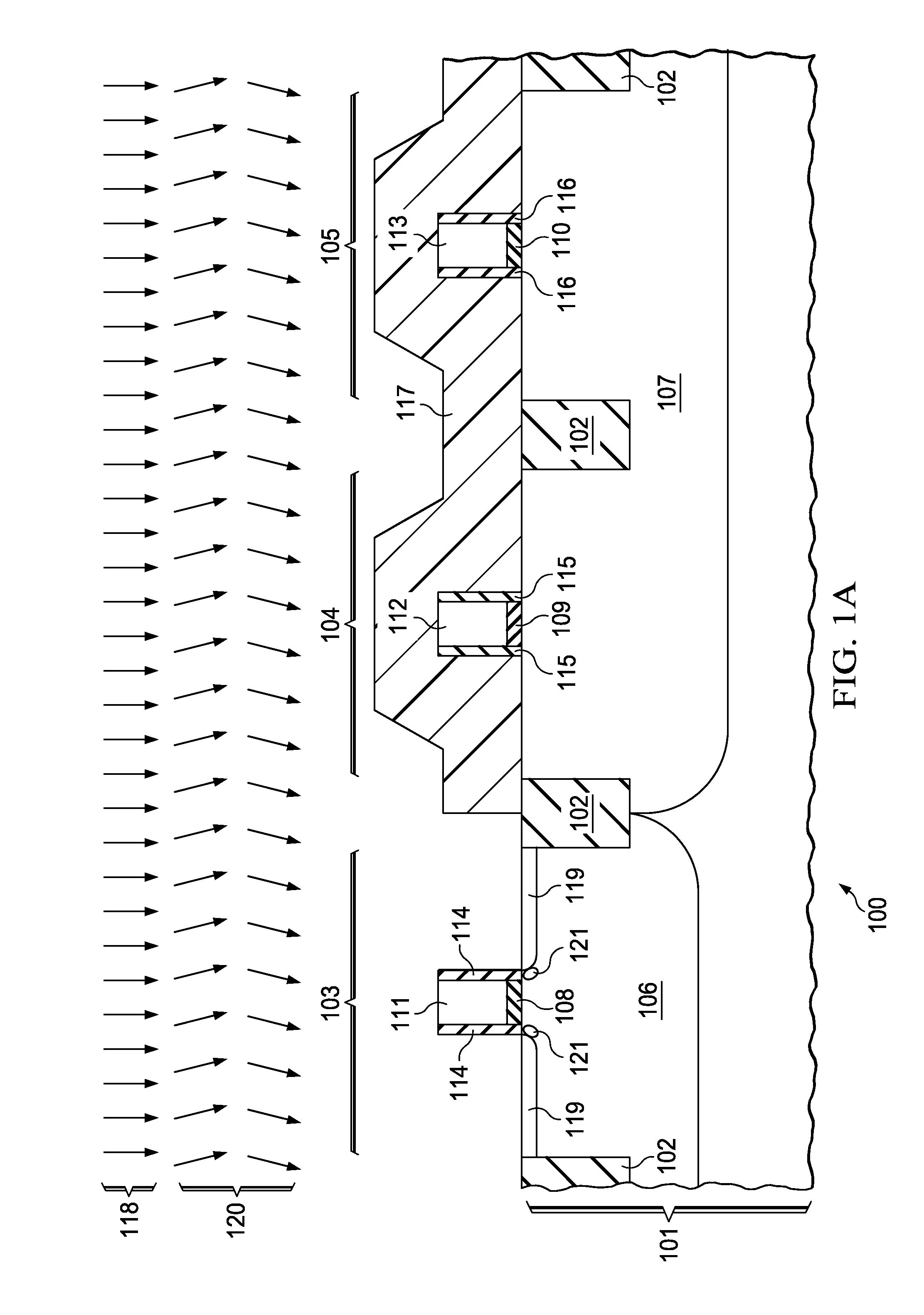 Two terminal quantum device using mos capacitor structure