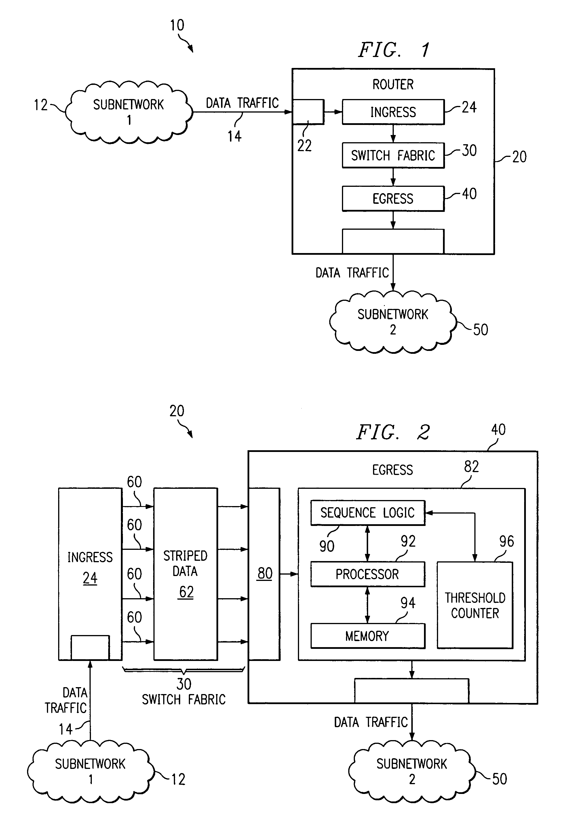 Methods and system for resequencing out of order data packets