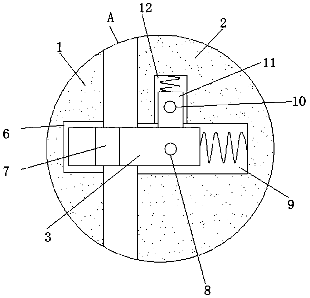 Filtration device of fresh air ventilation system