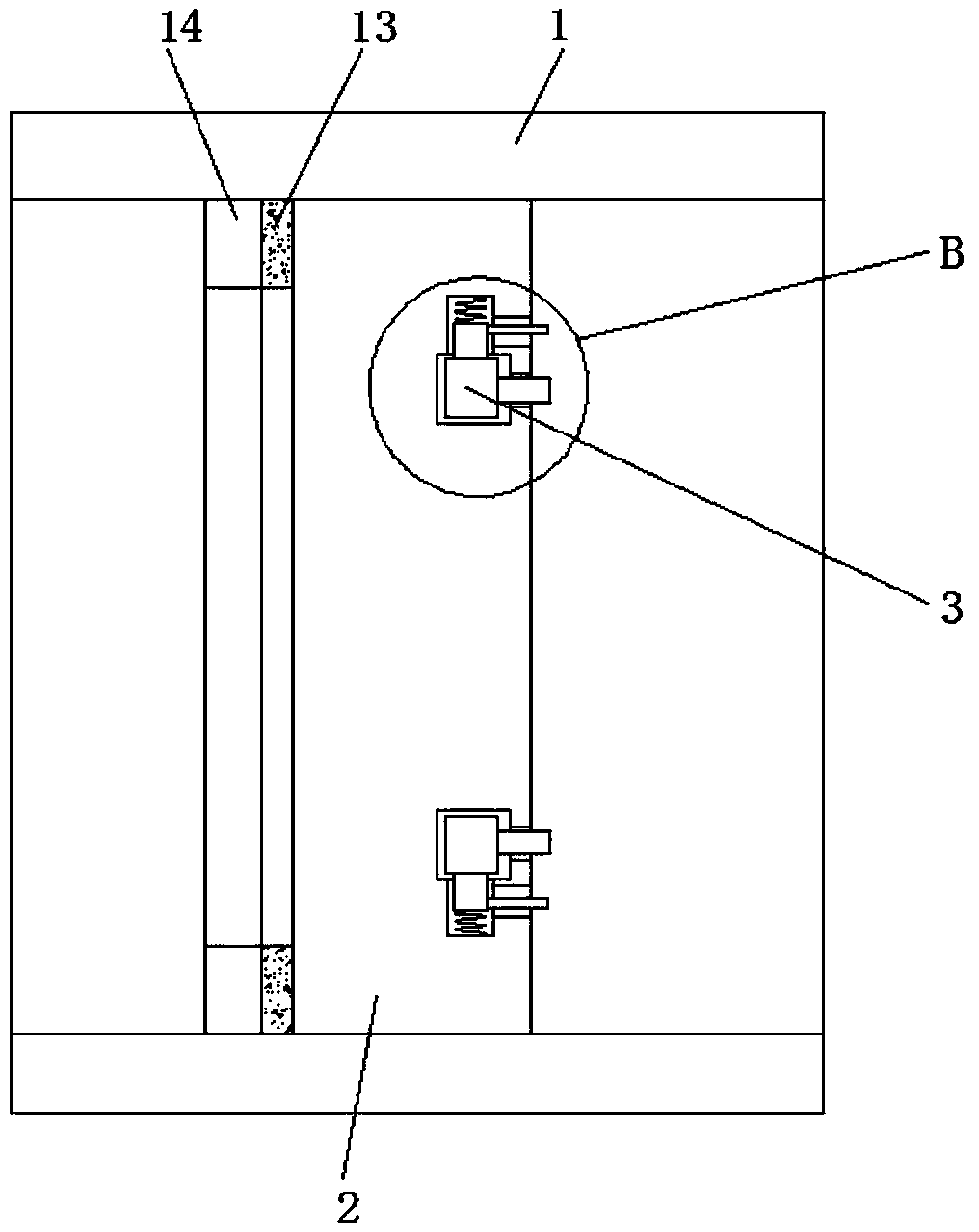 Filtration device of fresh air ventilation system