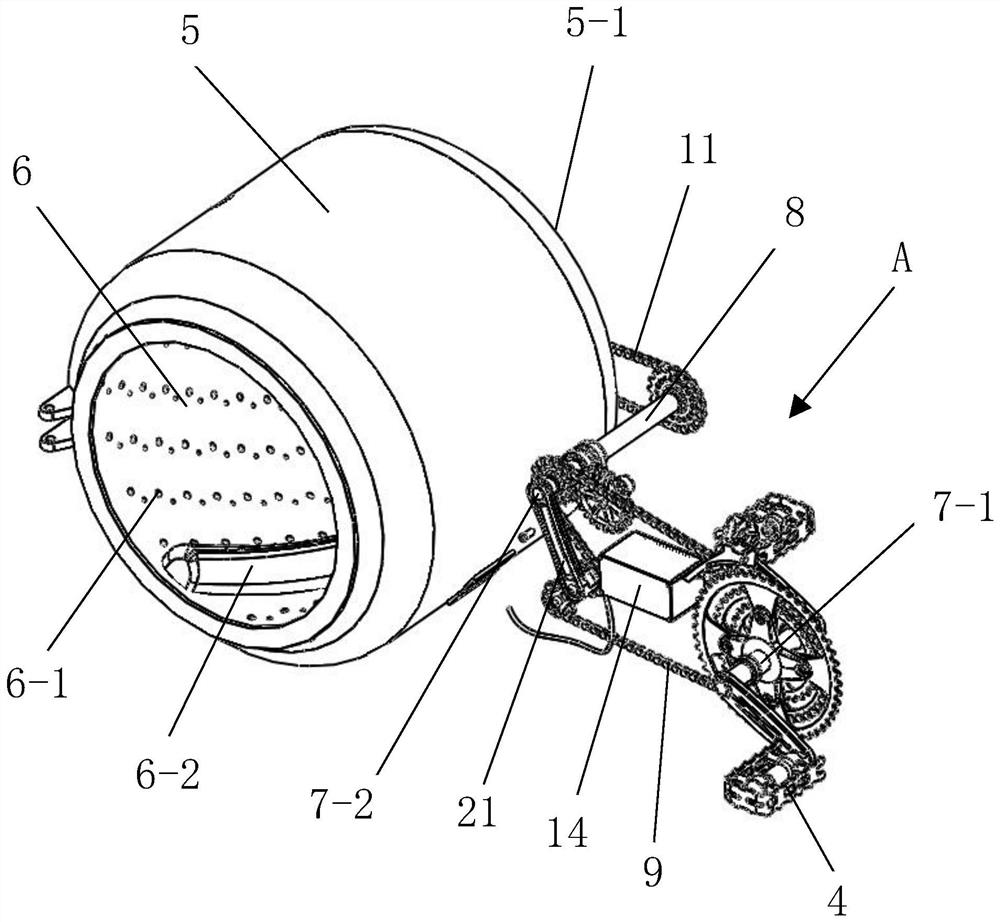 Bicycle fitness equipment with clothes washing function and use method thereof