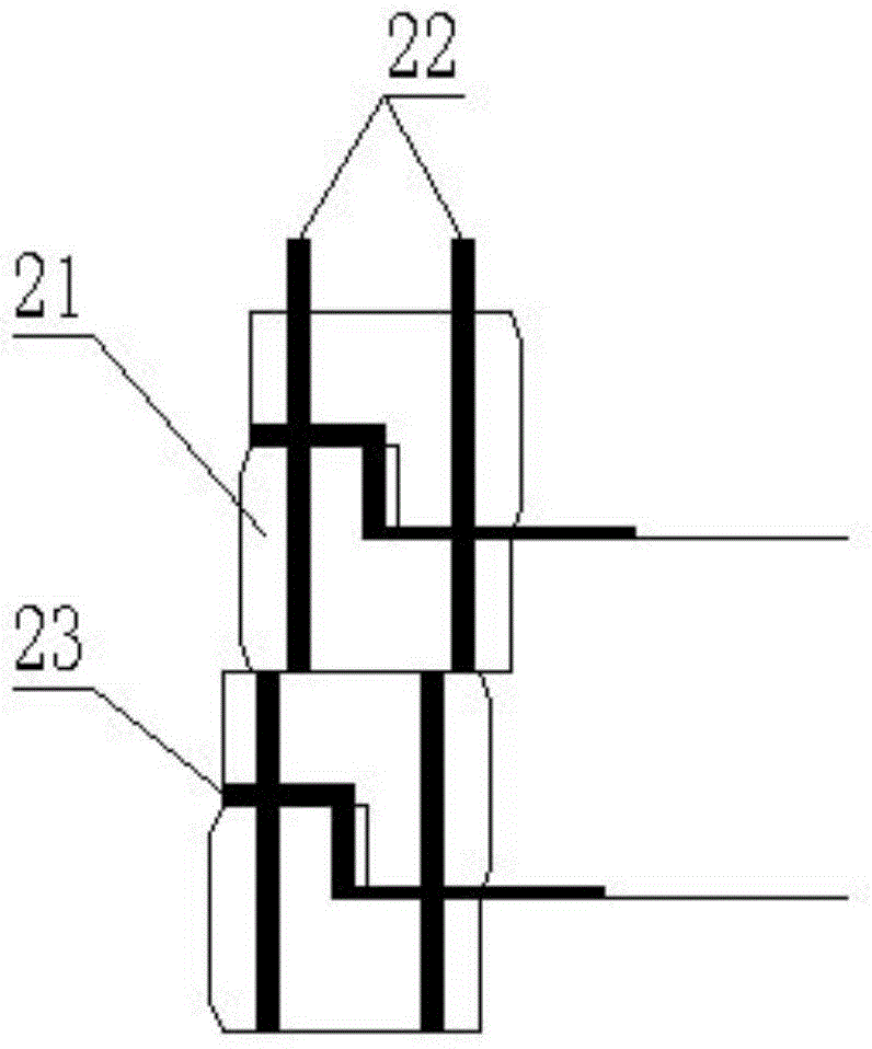 Ultrahigh integrated plastic-steel grid reinforced soil abutment retaining wall structure and construction method thereof