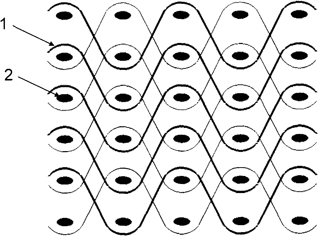 Normal reinforced 2.5D fabric and weaving method thereof