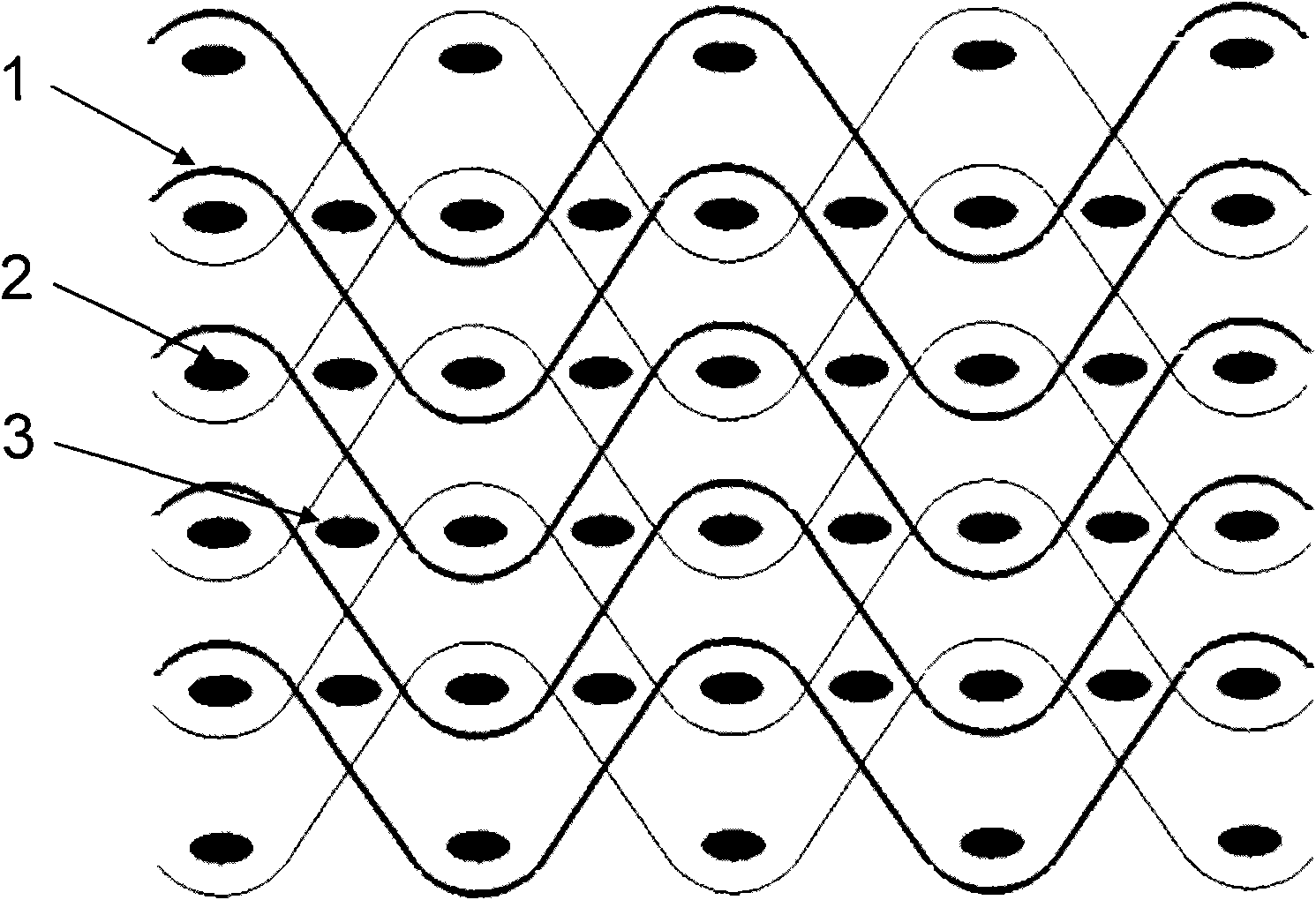 Normal reinforced 2.5D fabric and weaving method thereof