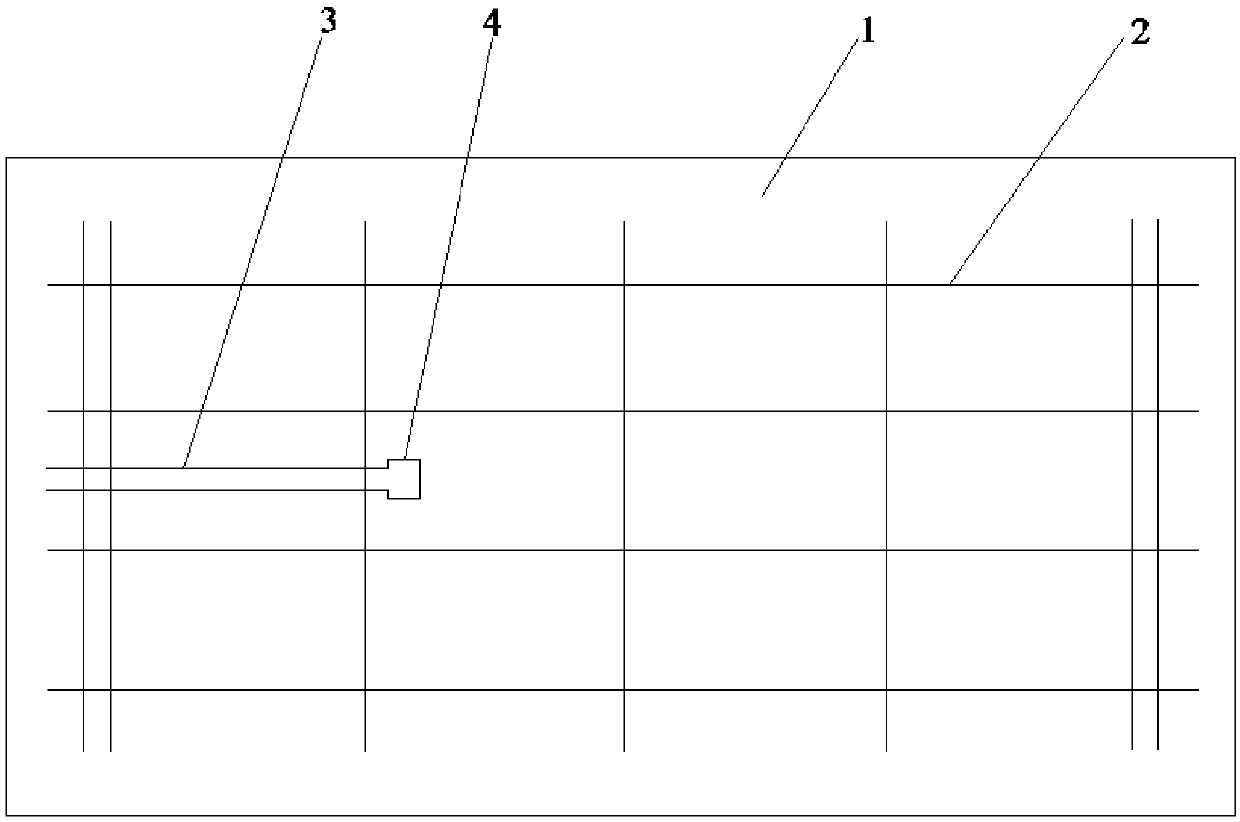 Sand aerated concrete panel with pre-embedded cable box and cable pipe and preparation method thereof