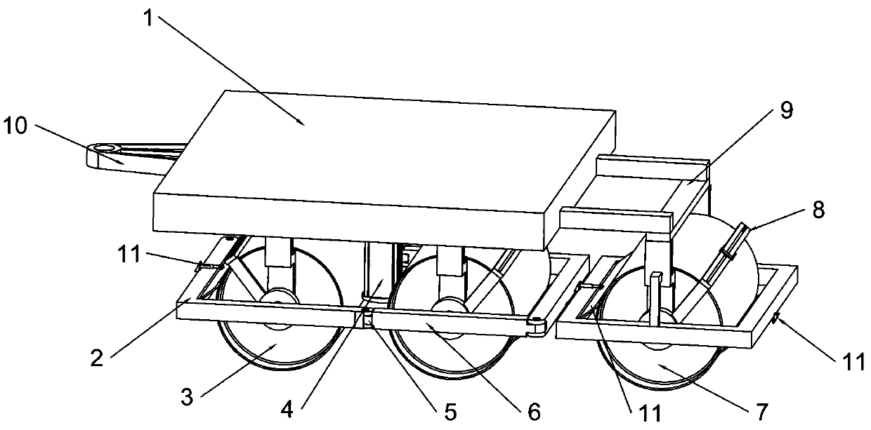 Rolling device for low-temperature modified asphalt concrete construction