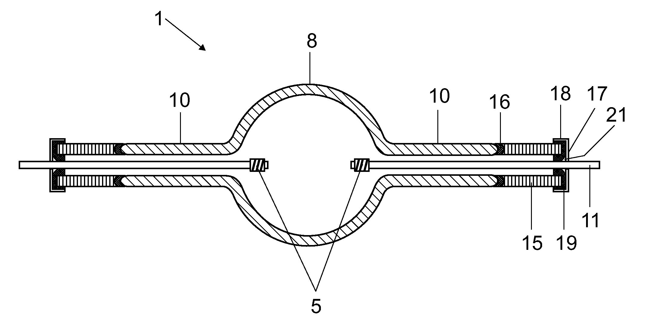 High pressure discharge lamp