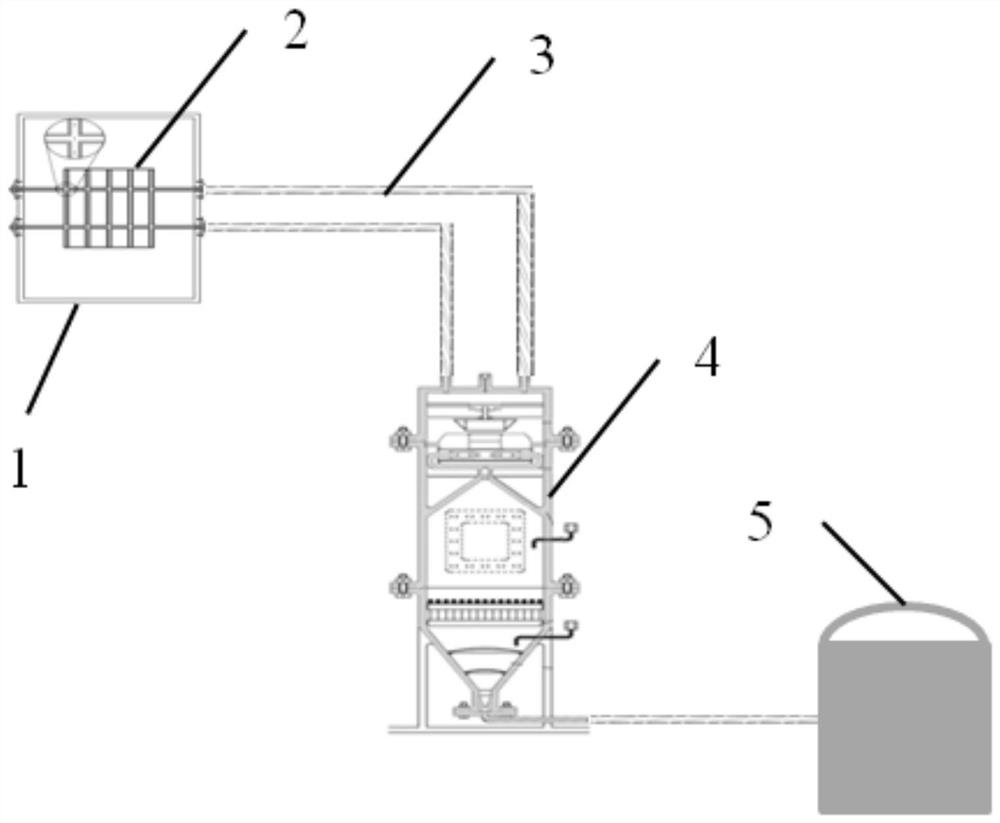 Device and method for measuring three-dimensional space flow field in sub-span wind tunnel