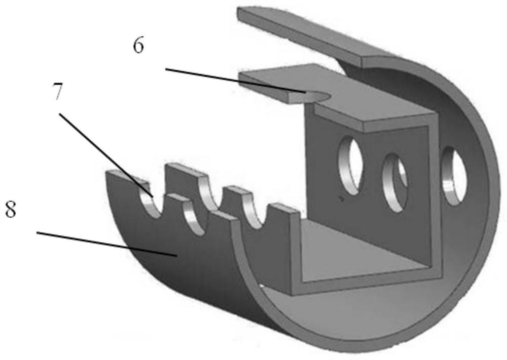 Device and method for measuring three-dimensional space flow field in sub-span wind tunnel