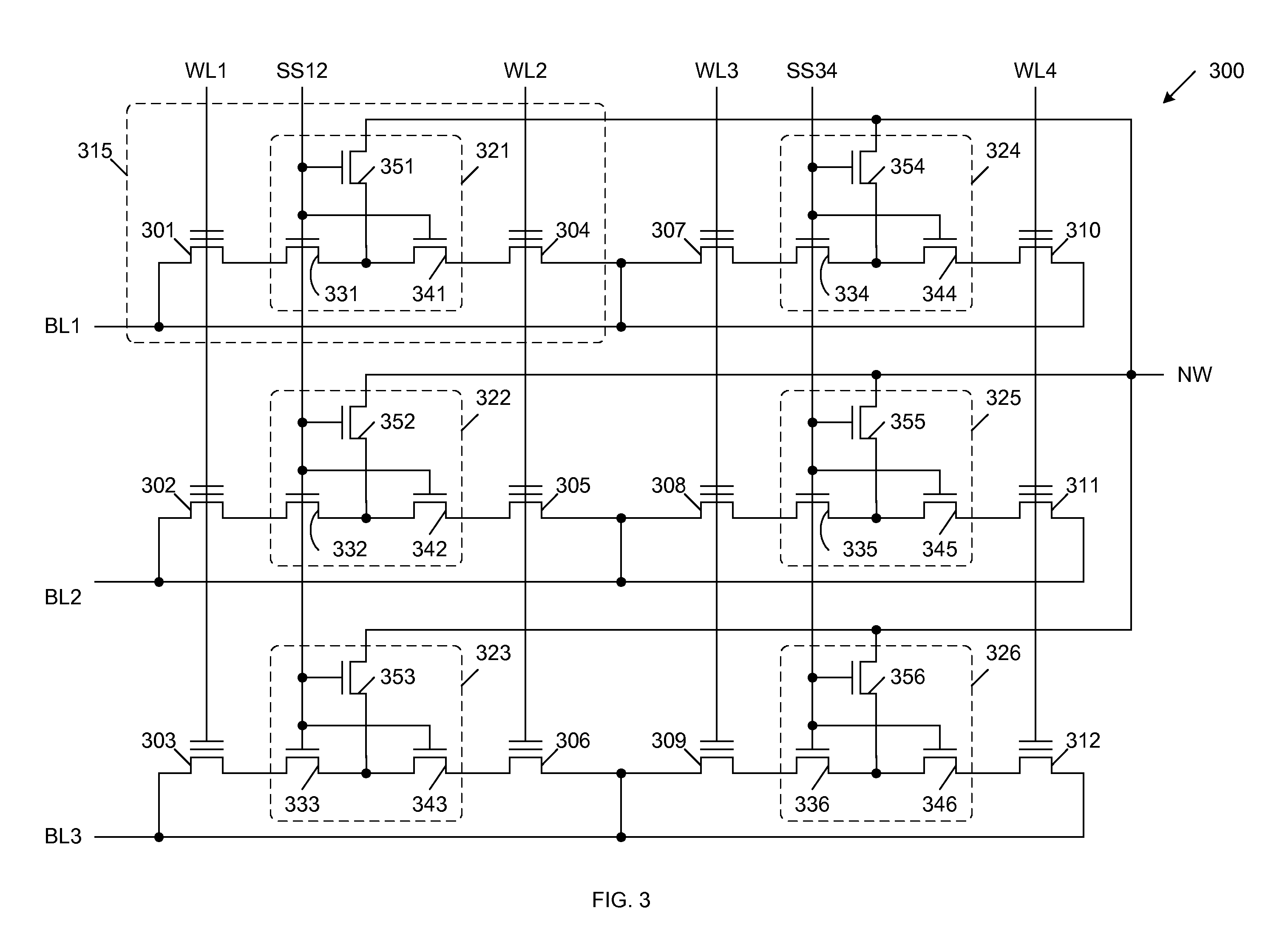 Scalable Electrically Eraseable And Programmable Memory