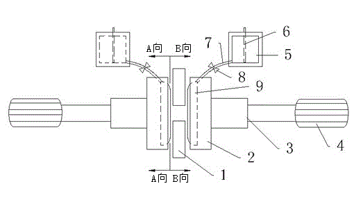 Paper tube waxing machine