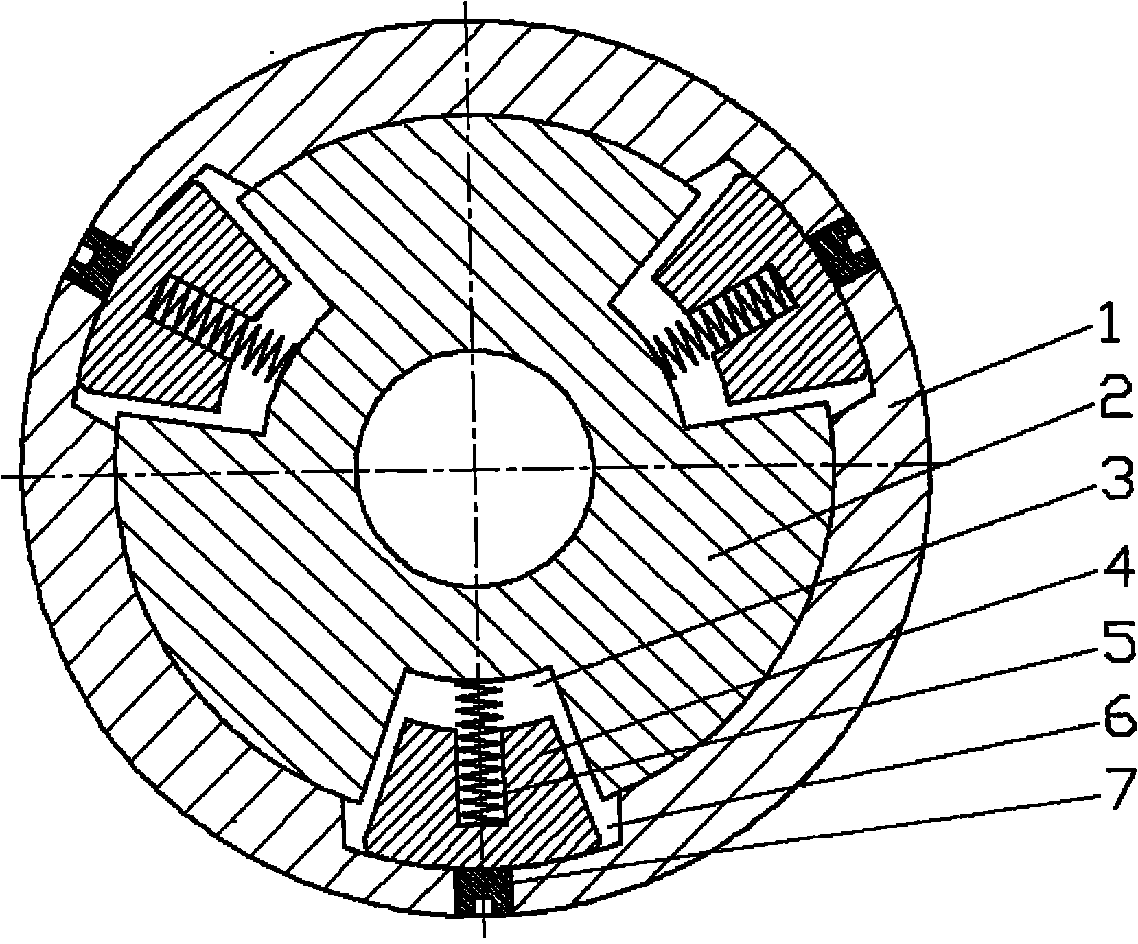 Fall prevention device for torsional impacter