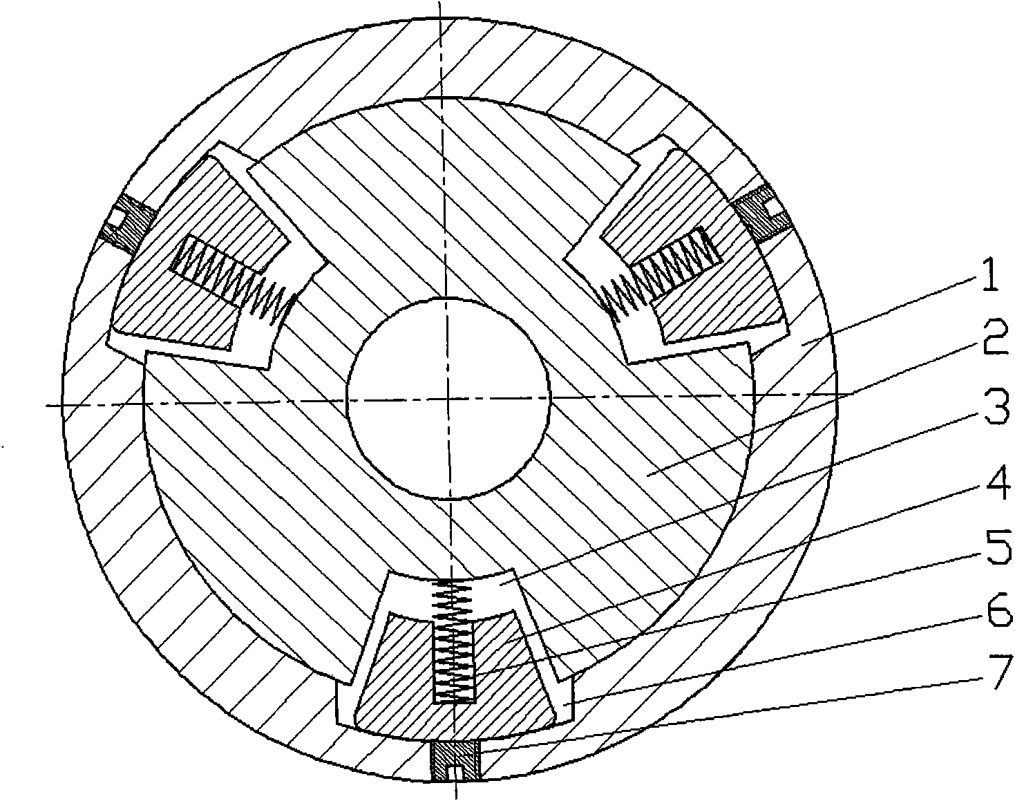 Fall prevention device for torsional impacter