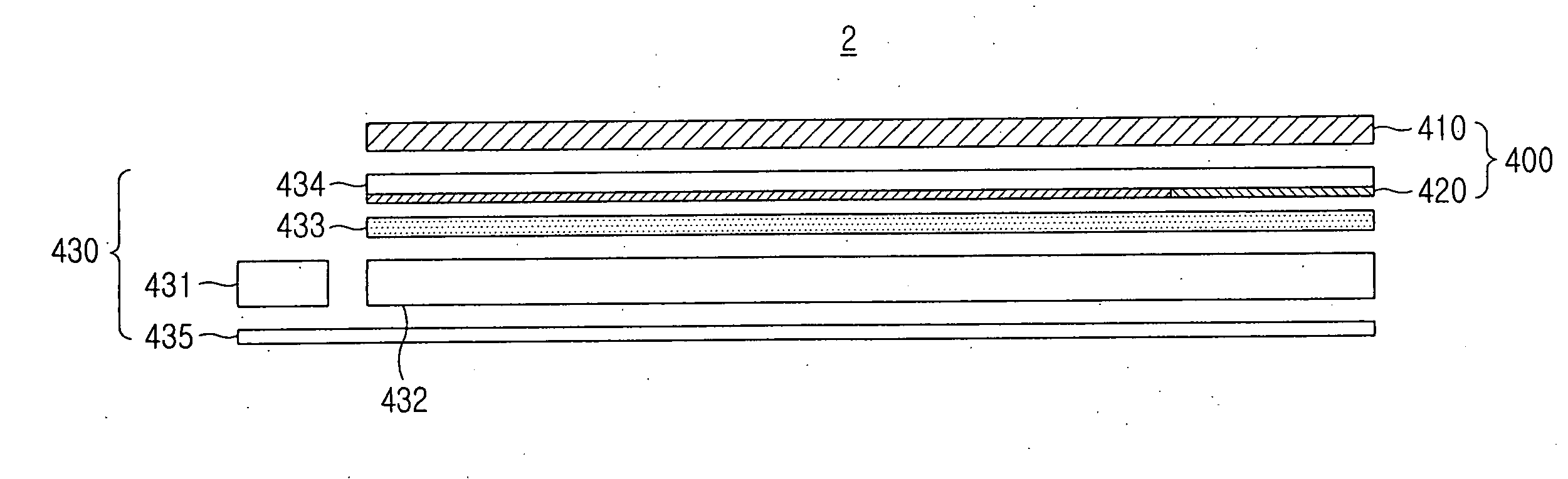 Liquid crystal display device having black/white LCD panel