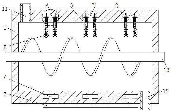 Sludge dewatering dryer