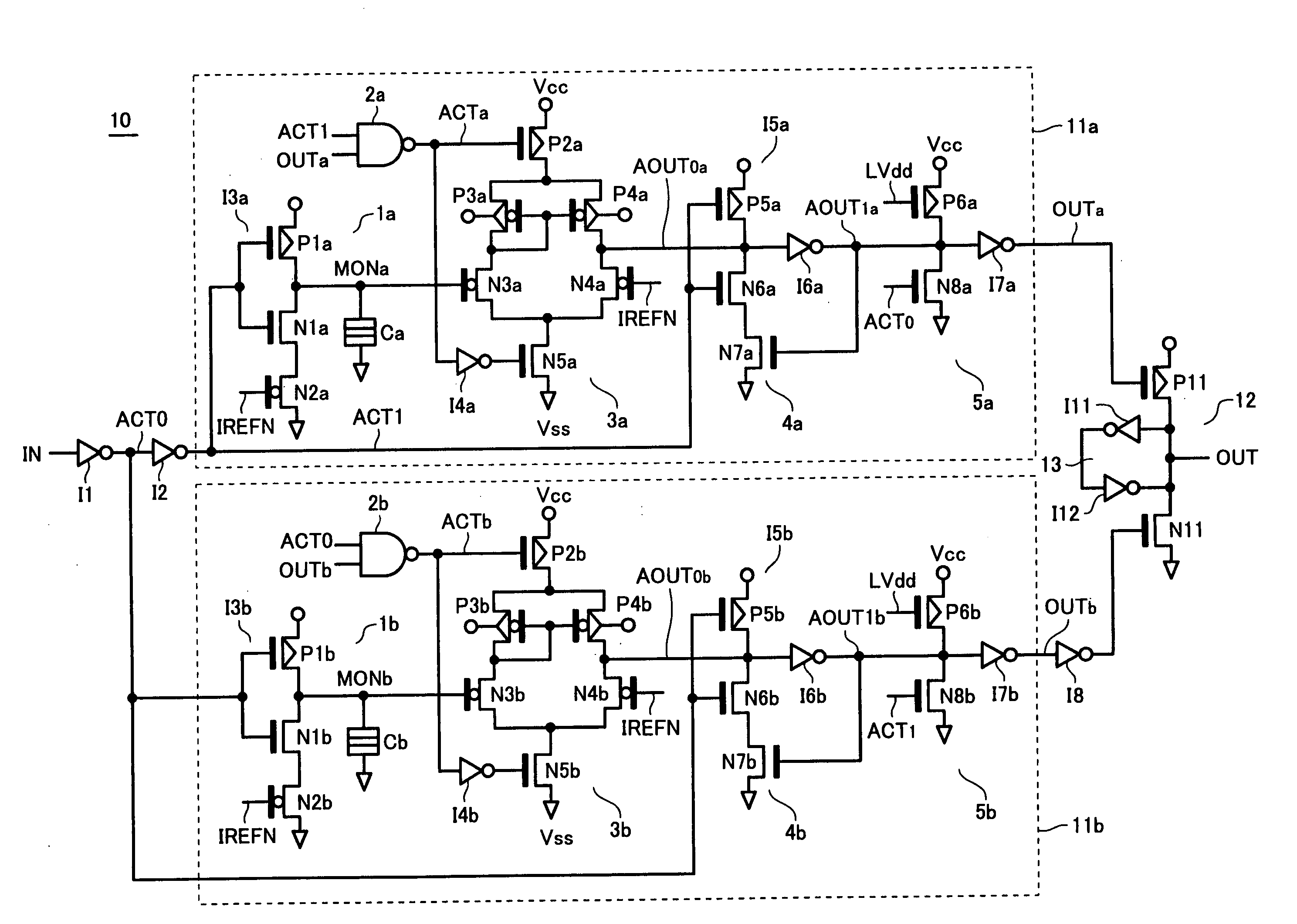 Semiconductor integrated circuit device with filter circuit