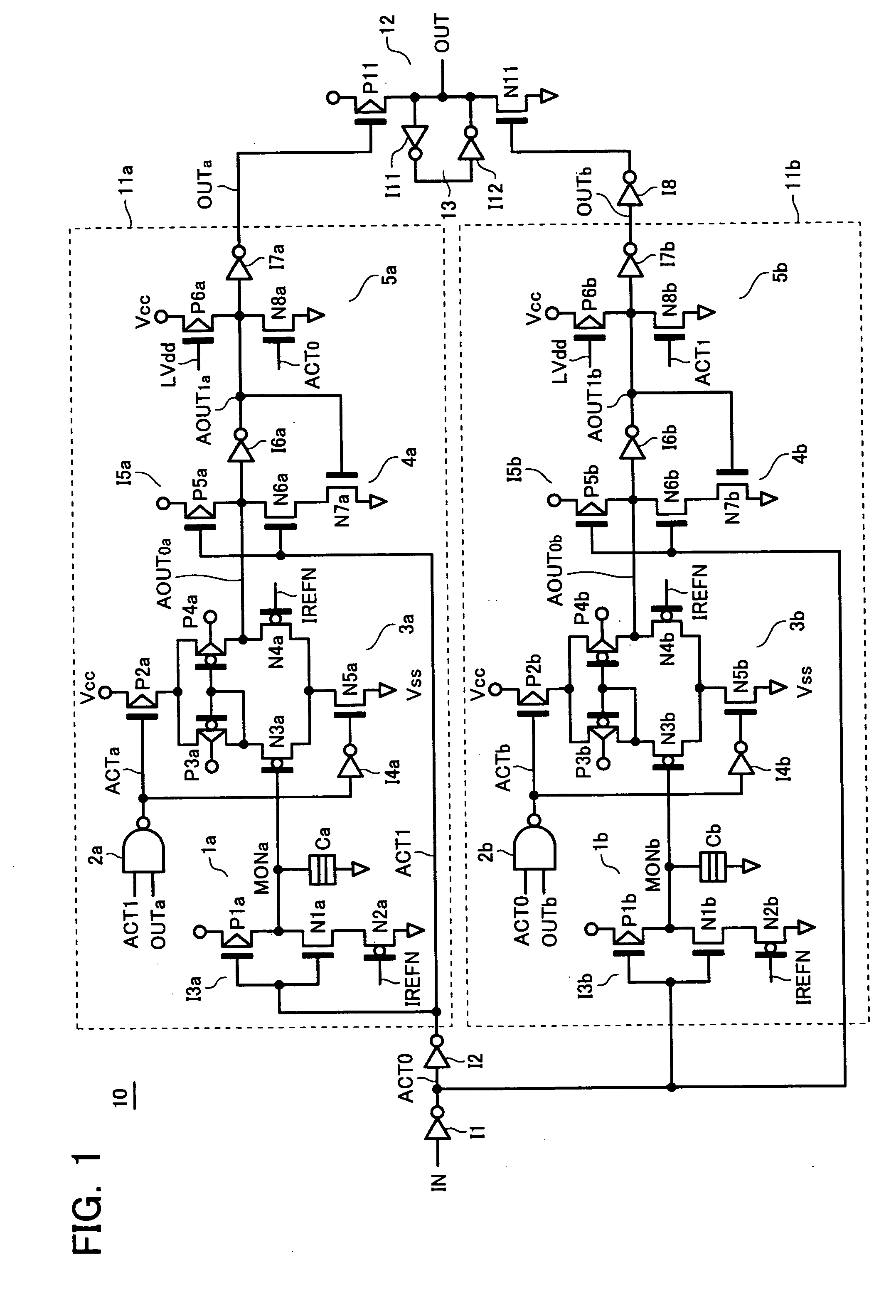 Semiconductor integrated circuit device with filter circuit