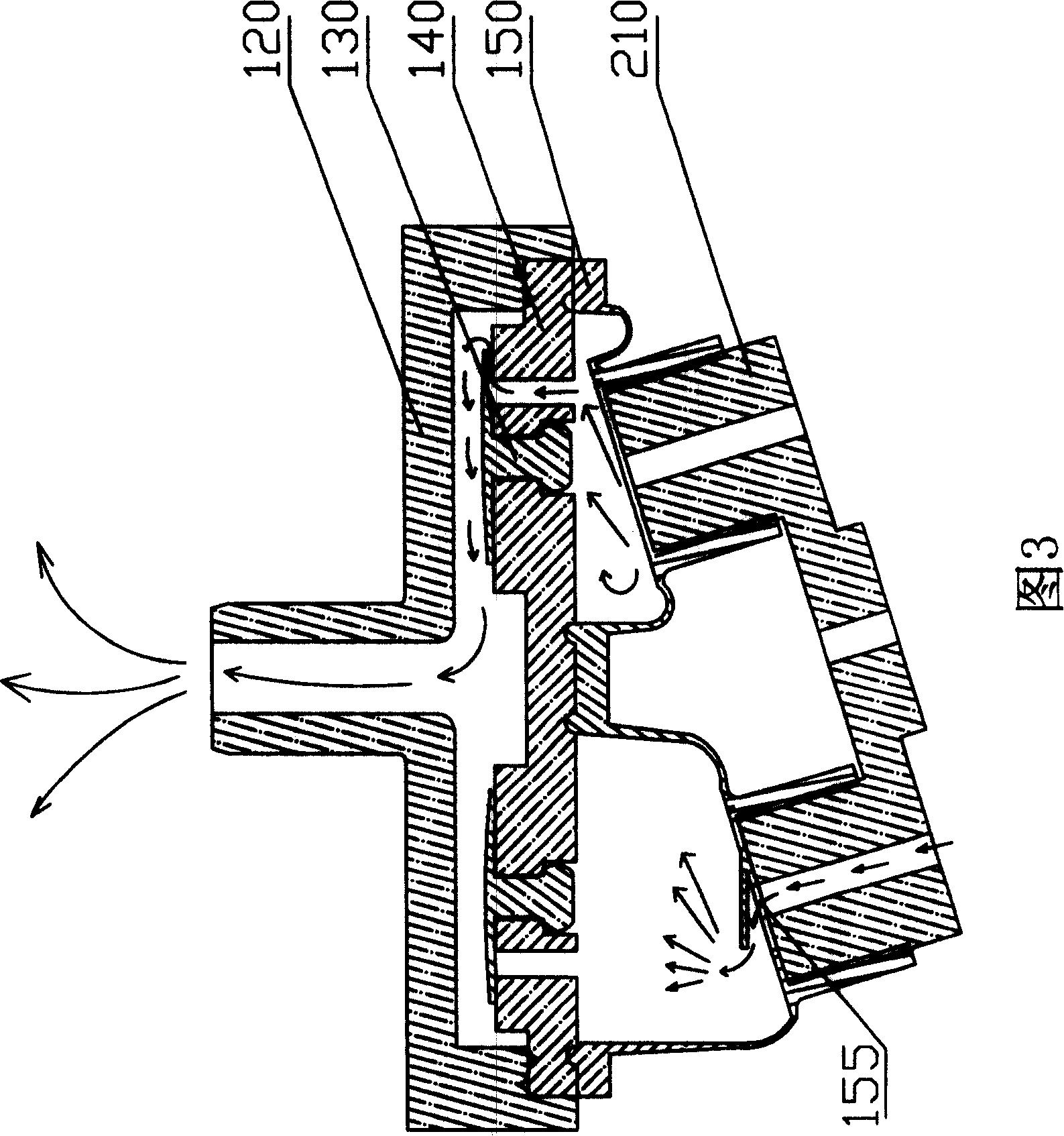 Minisize air lift pump with low power consumption air guide structure