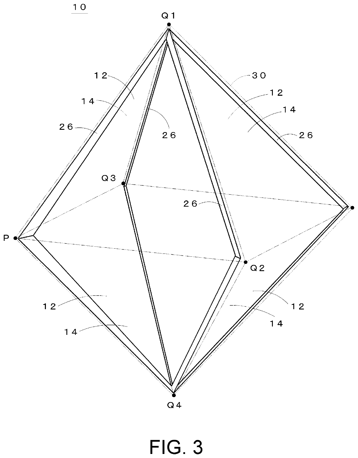 Three-dimensional object, three-dimensional shaping apparatus, and three-dimensional shaping method