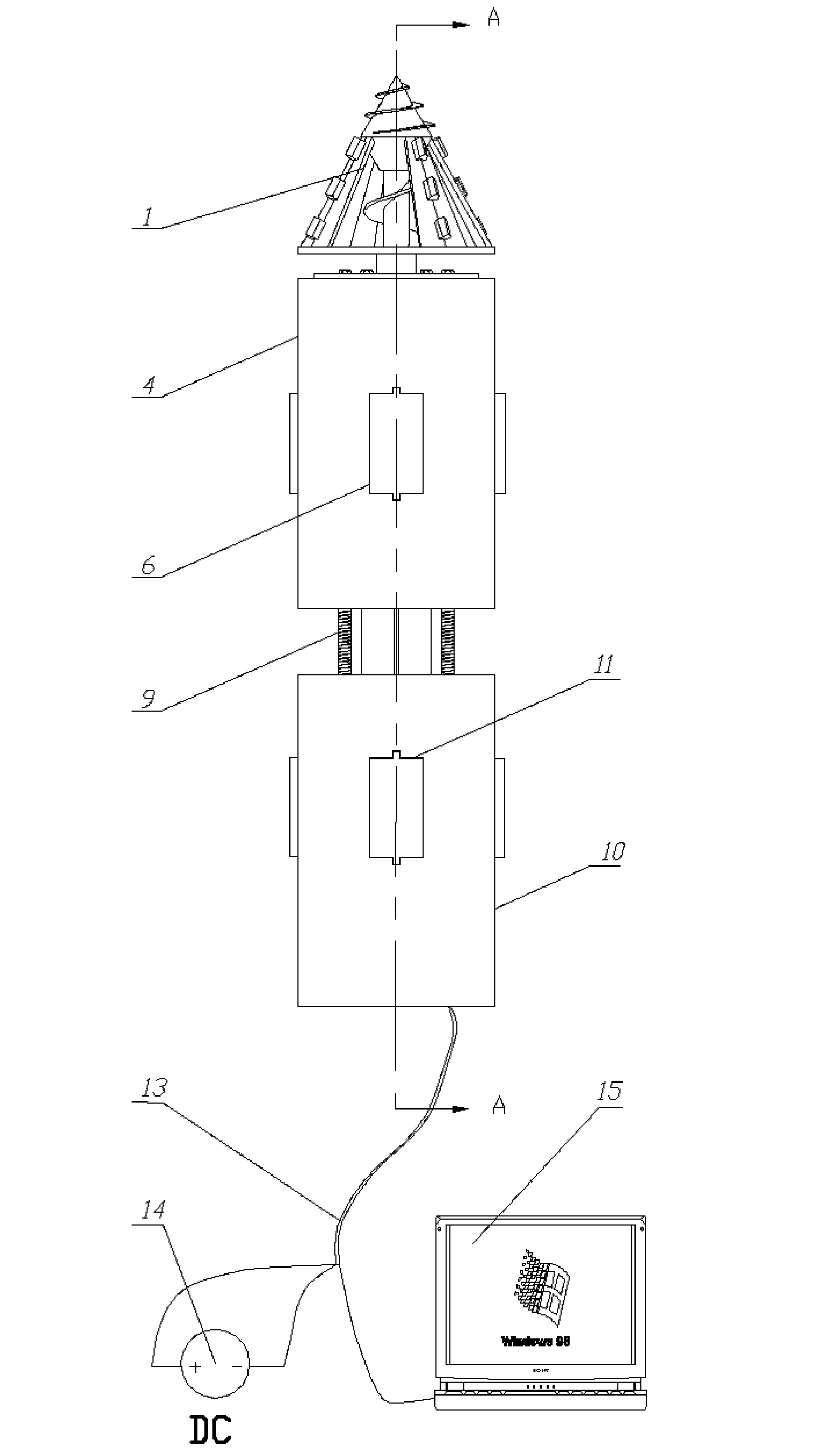 Robot imitating earthworm to penetrate into earth