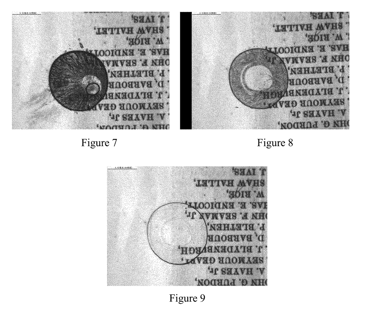 Restoration solution for cine film bubble and restoration method