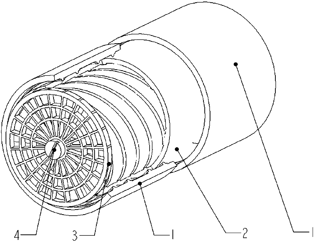 Discharged wate deodorization device