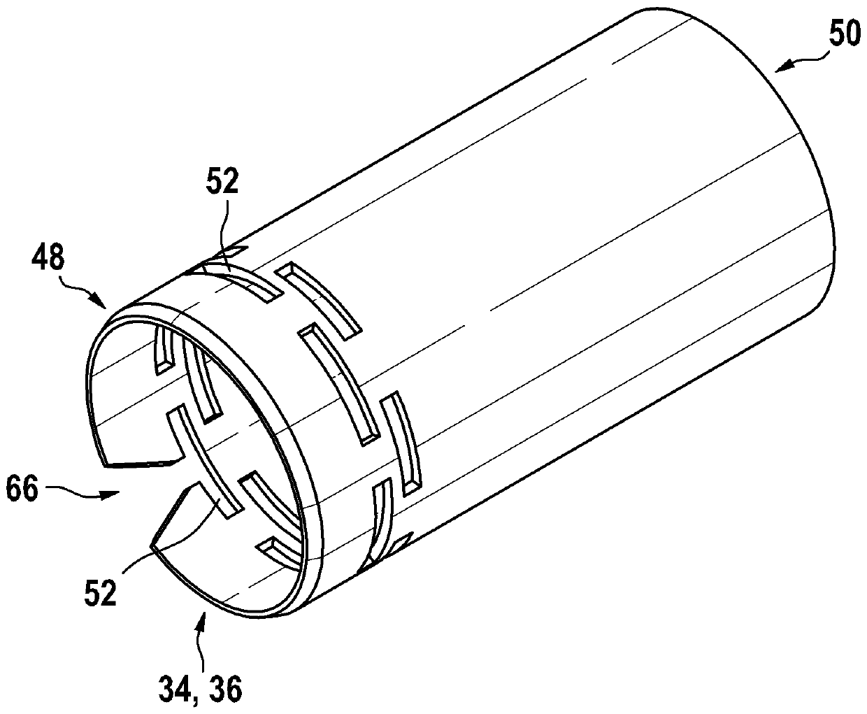 Electromagnetic actuating device