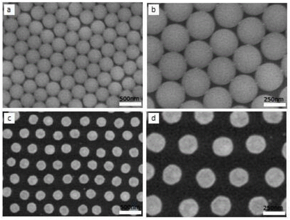 Gold nano array electrode and non-enzyme hydrogen peroxide sensor manufactured by same