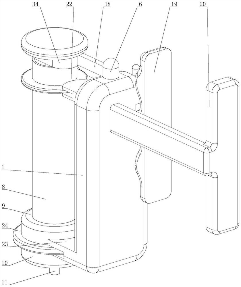 Assistance device for amniocentesis for antenatal diagnosis