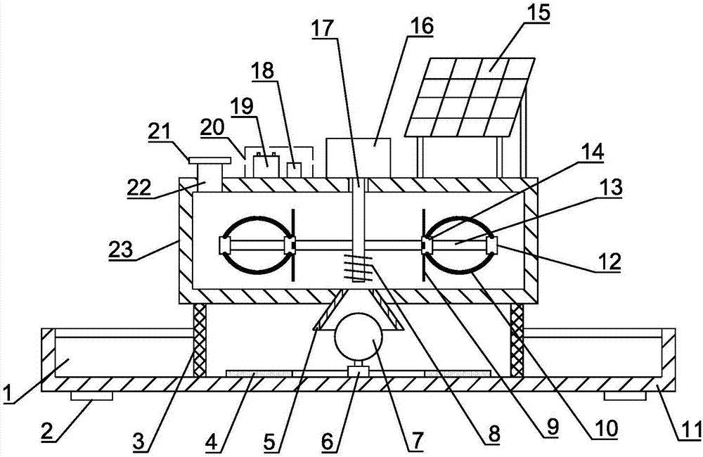 Self-controlled homogenizing energy-saving water drinking device for animal husbandry