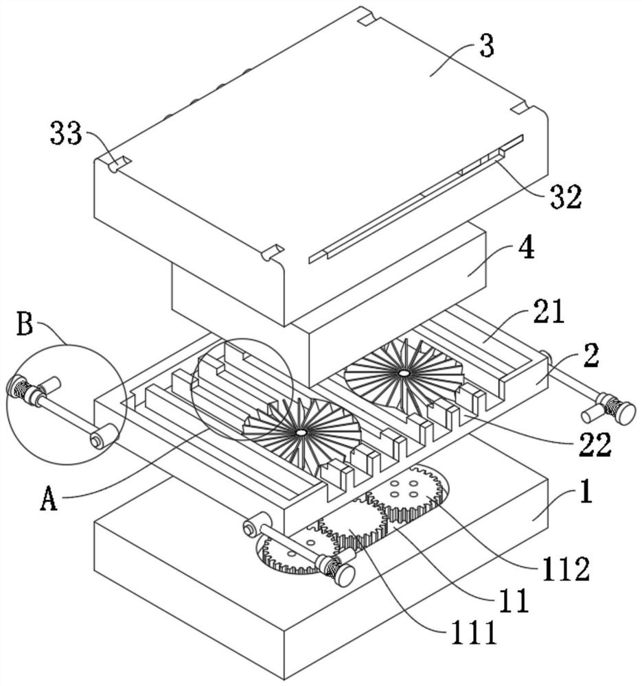 Storage battery high-temperature protection device for new energy automobile and using method thereof