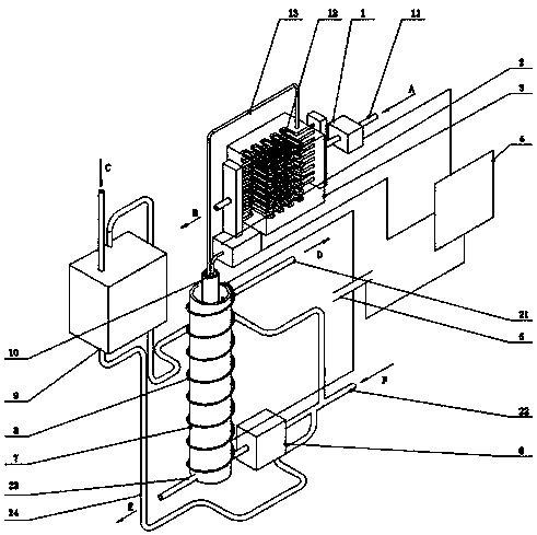 Efficient eddy-current heating oil-transporting carbon precipitation-preventing mold temperature controller