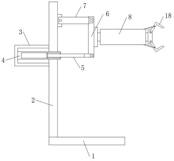 A loading and unloading device capable of changing the direction of the cutter head