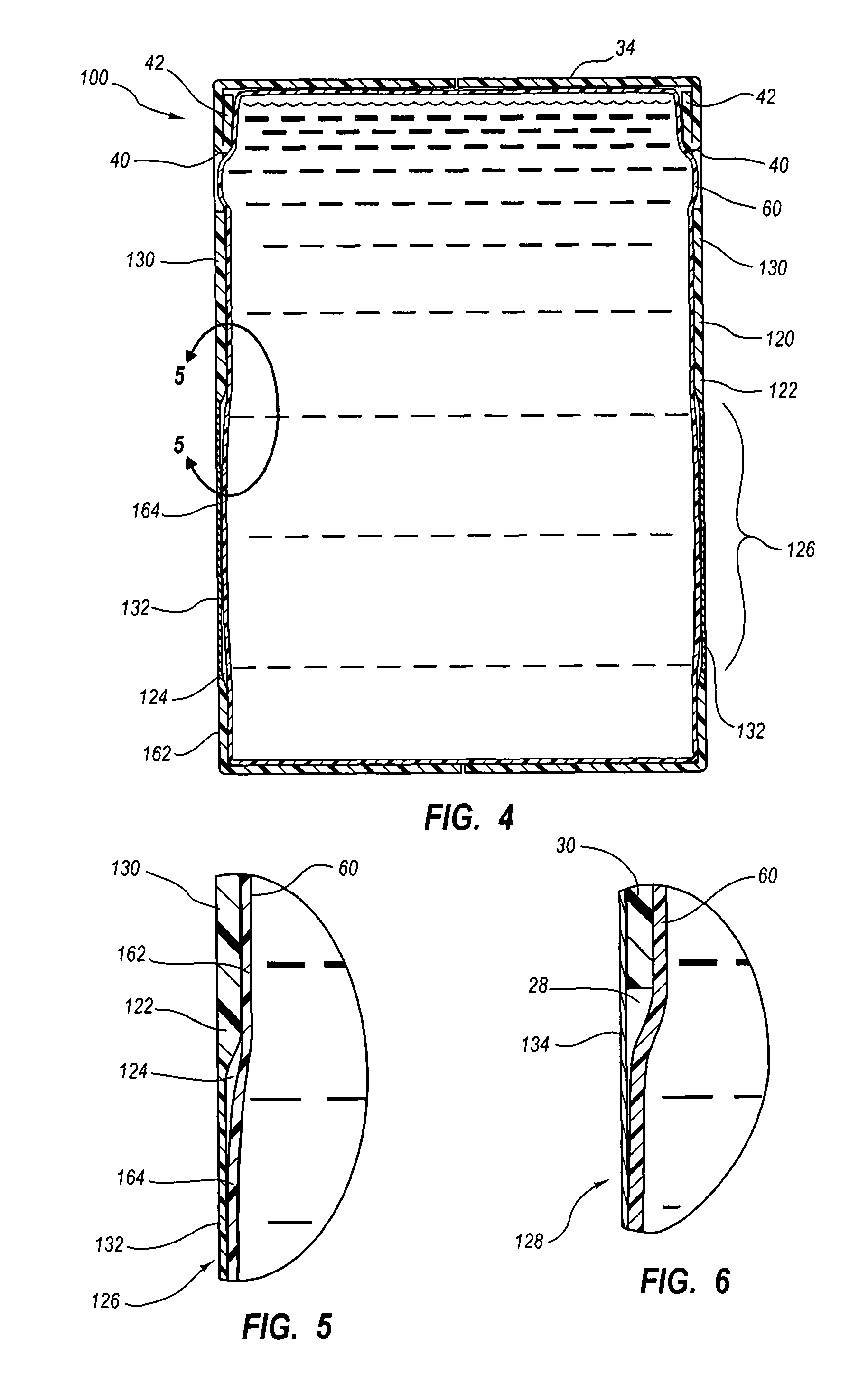 Temperature controlled liquid dispenser, containers therefore, and bag-in-box container construction