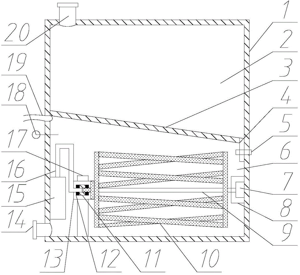 Asphalt heating tank