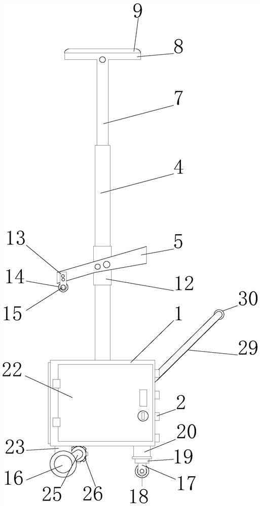 Automatic indoor intelligent plastering machine capable of plastering uniformly and flatly