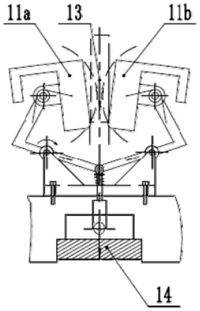 Brick conveying device for automatic bricklaying machine