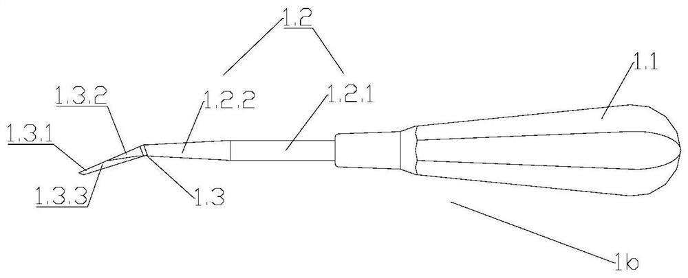 A set of bone graft instruments