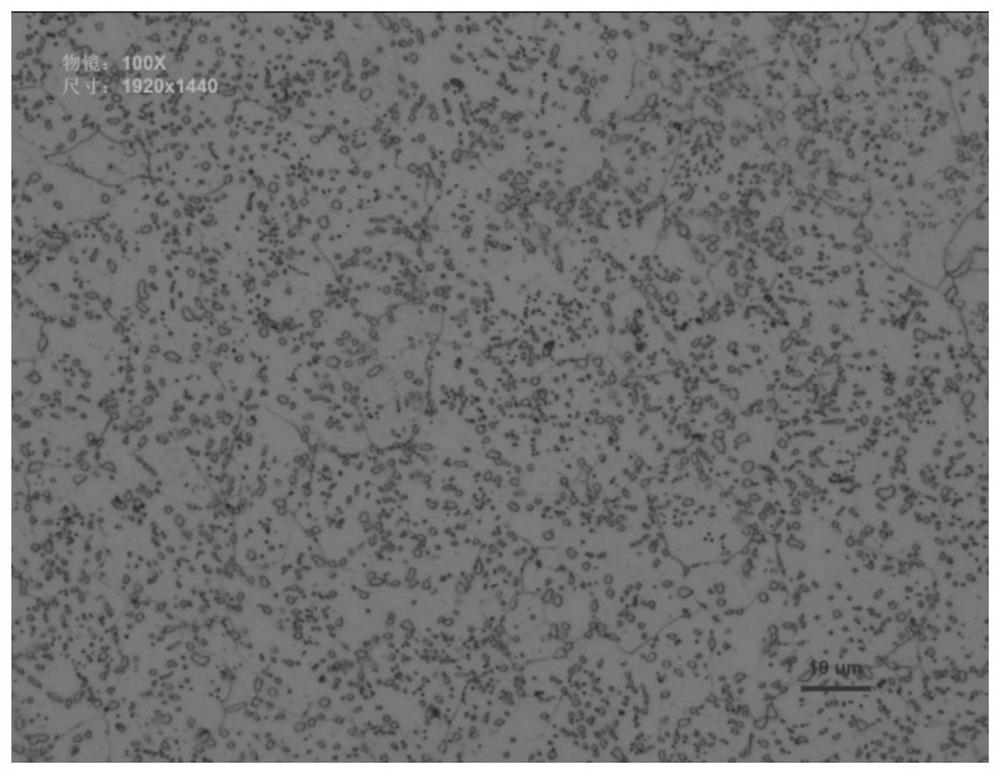 Low-silicon medium-carbon gear steel suitable for cold forging machining and manufacturing method thereof