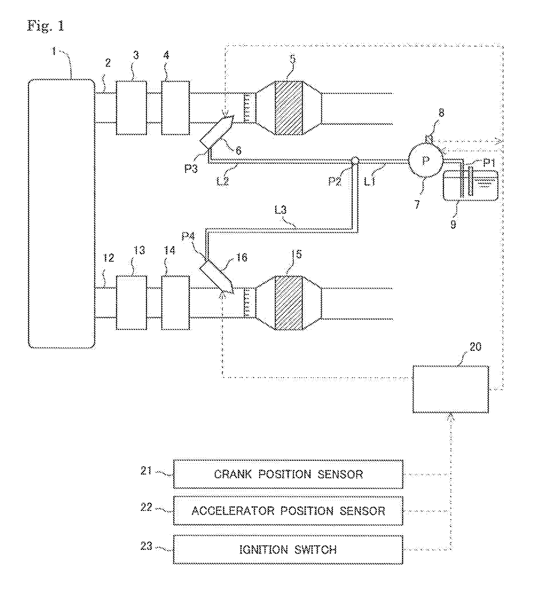 Urea water supply system