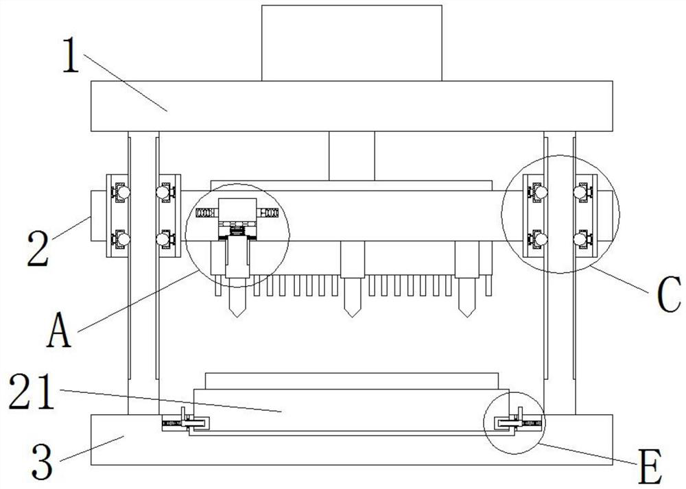 A chip tantalum electrolytic capacitor test fixture