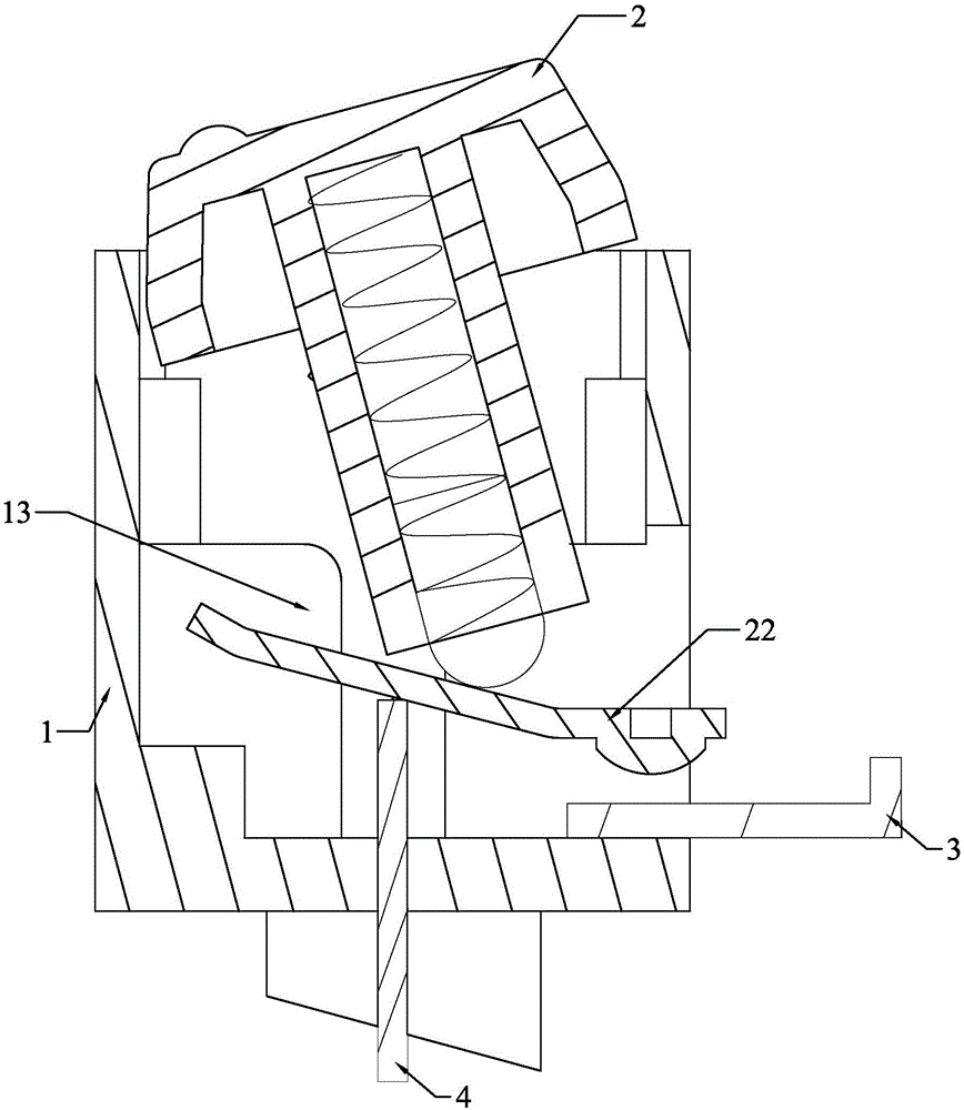 Rocker switch structure and switch socket thereof