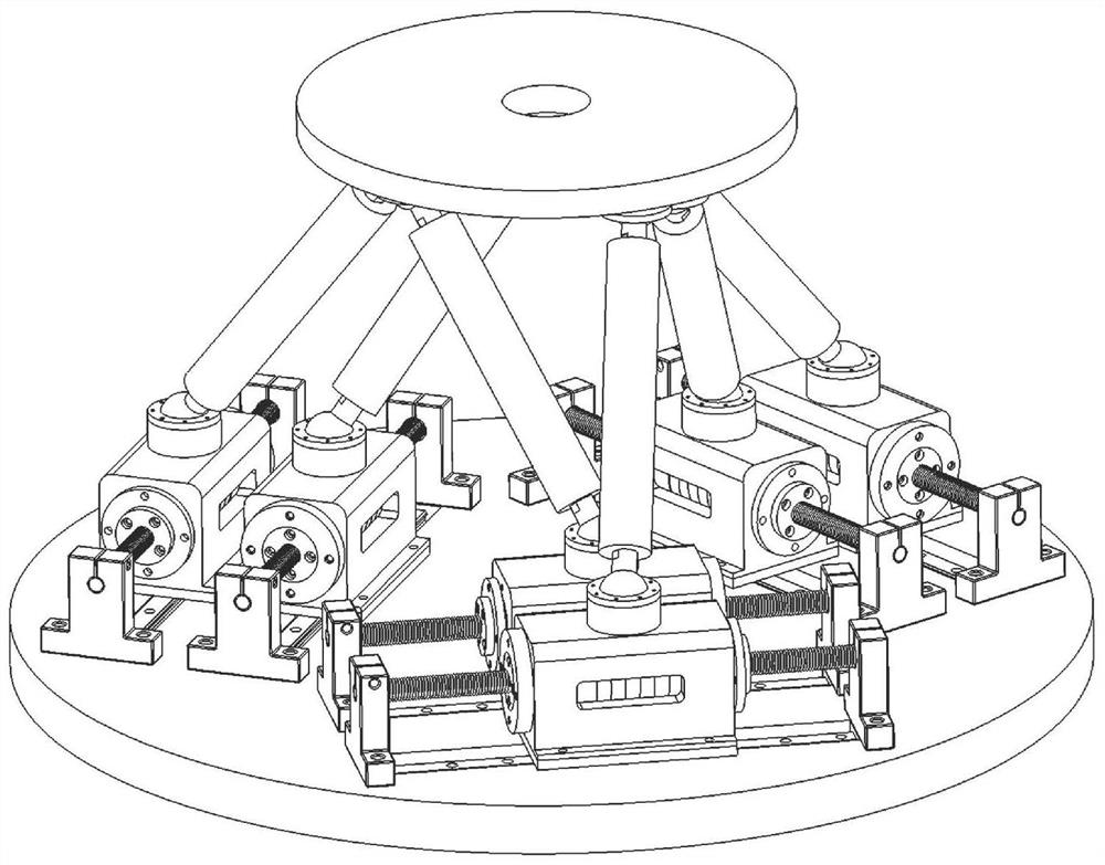 Horizontally-arranged six-degree-of-freedom constant-rigidity mechanism