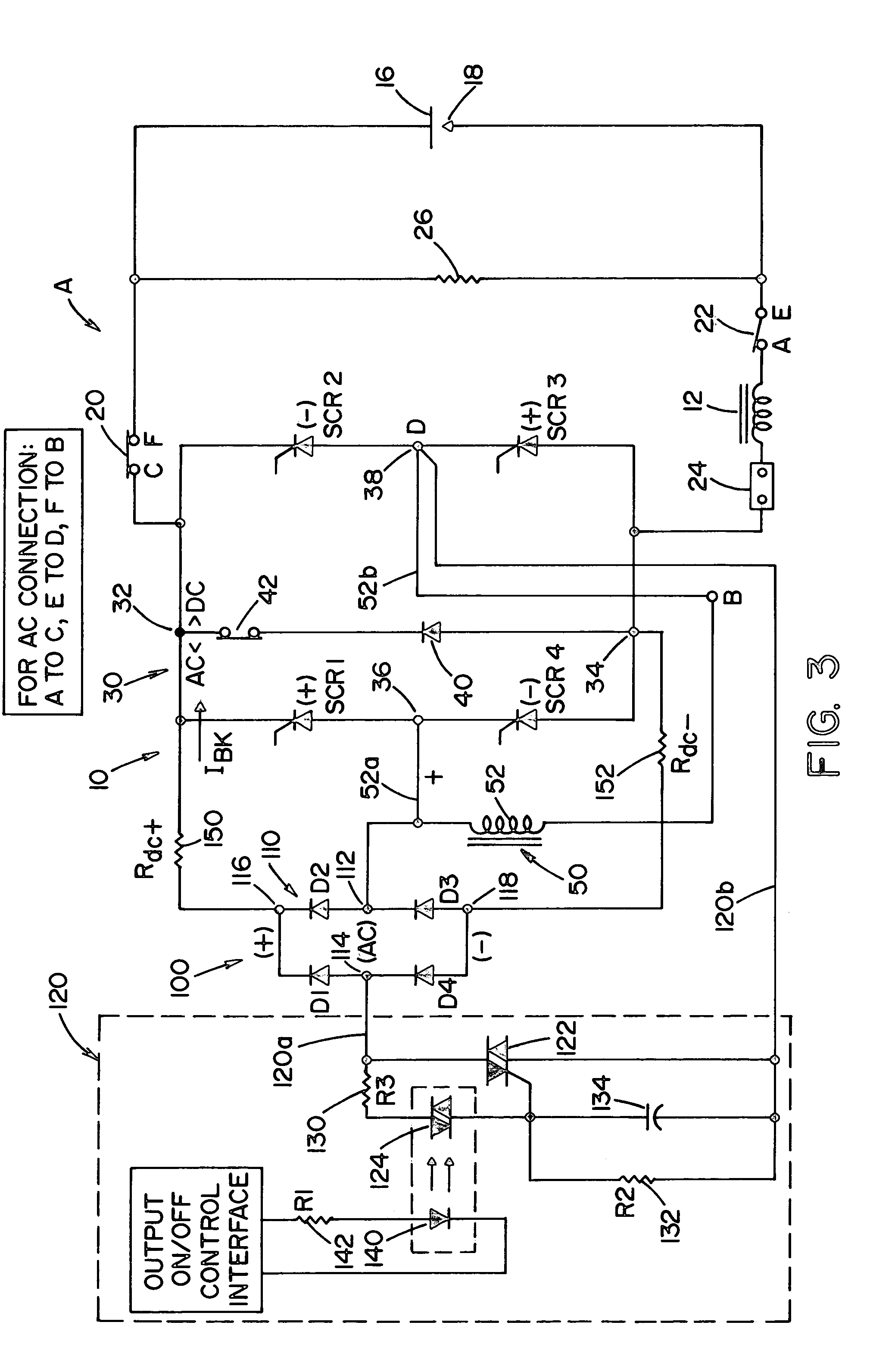 Electric ARC welder with background current